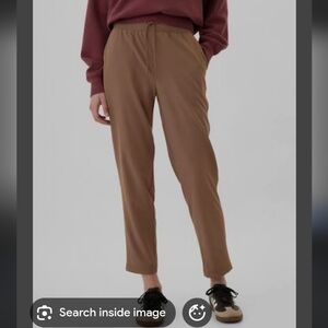 Gap Runaround Cropped Pants Brown Size Large